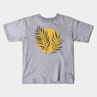 Tropical Leaves 3 Kids T-Shirt